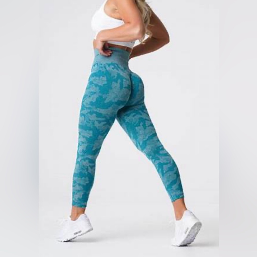 NVGTN Teal Camo leggings